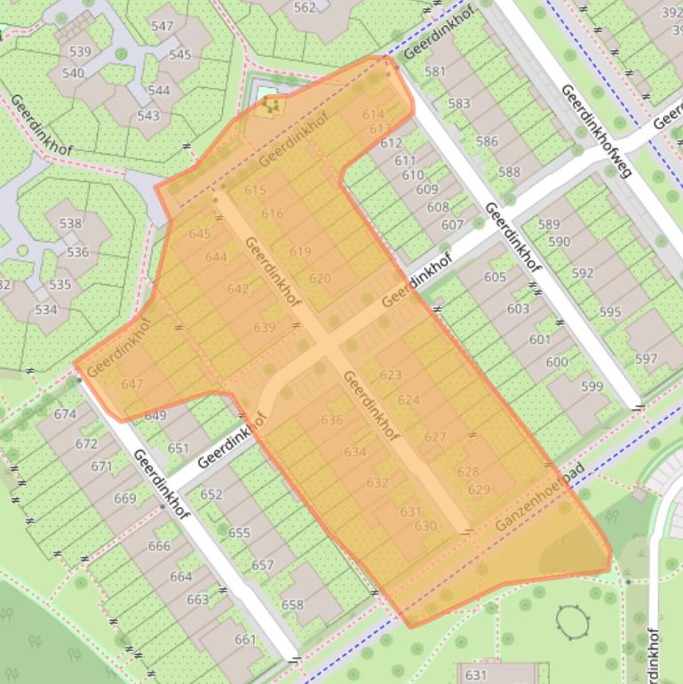 Kaart van postcodegebied 1103RM.