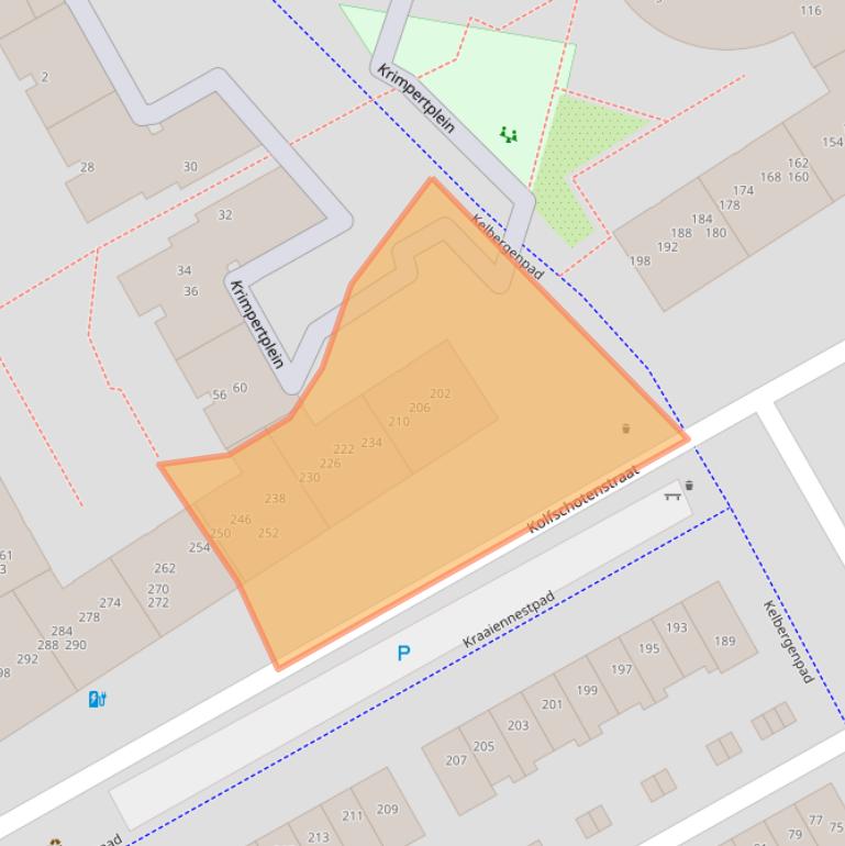 Kaart van postcodegebied 1104PD.