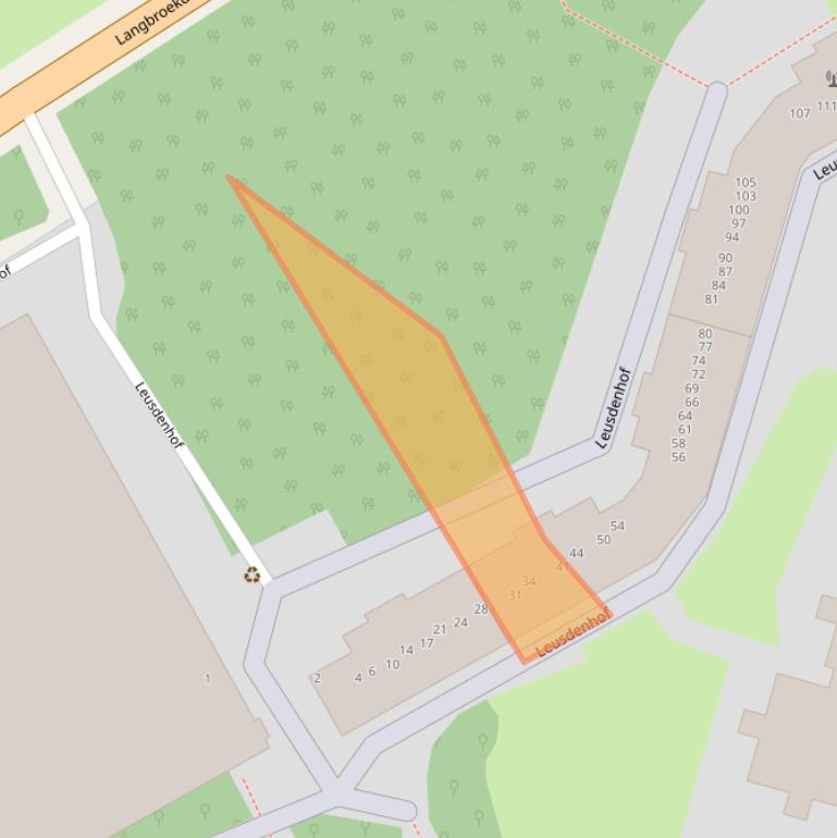 Kaart van postcodegebied 1108CS.