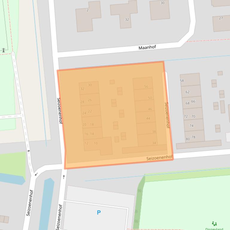 Kaart van postcodegebied 1109CD.