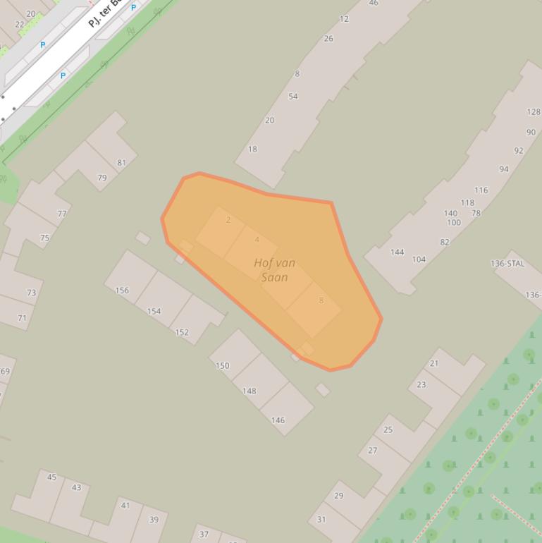 Kaart van postcodegebied 1112CR.