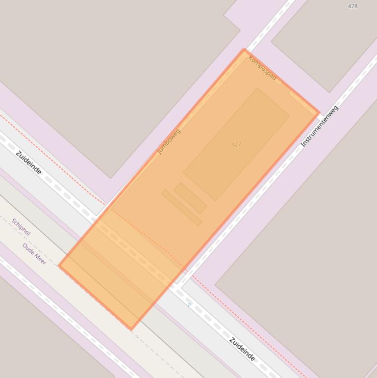 Kaart van postcodegebied 1117GW.