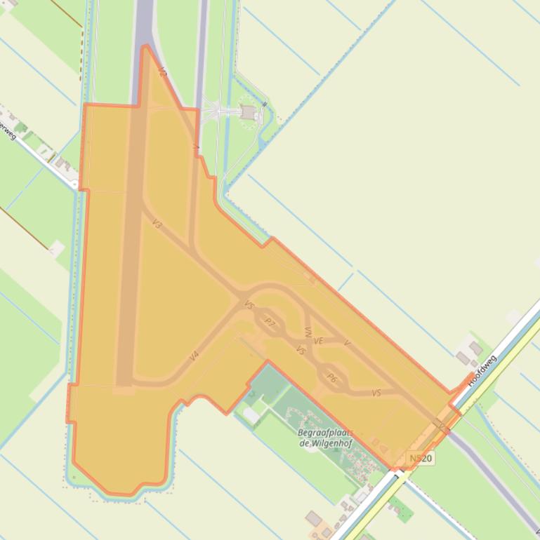 Kaart van postcodegebied 1118EH.