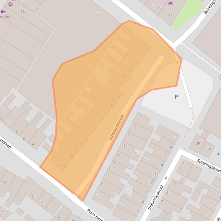 Kaart van postcodegebied 1131CE.