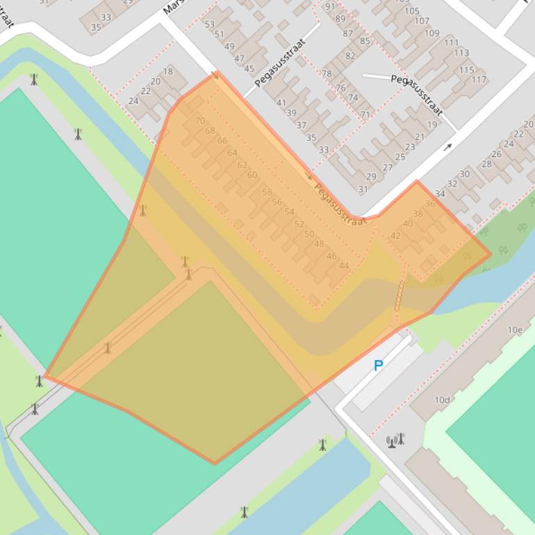 Kaart van postcodegebied 1131NC.