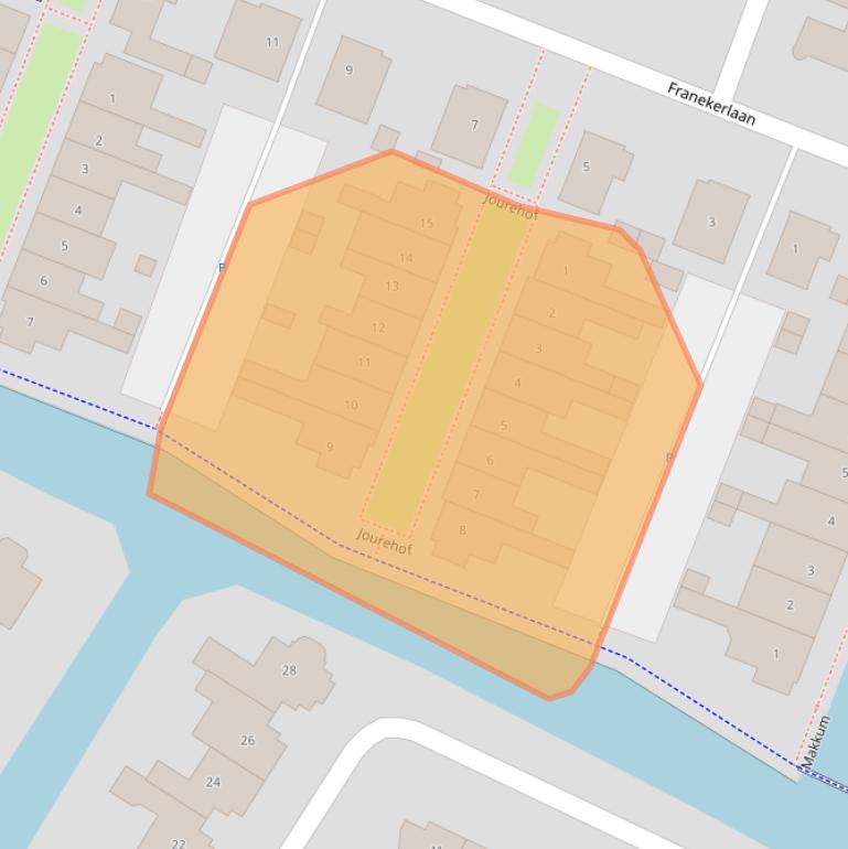 Kaart van postcodegebied 1132LC.