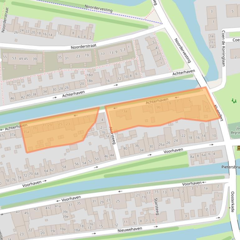 Kaart van postcodegebied 1135XR.