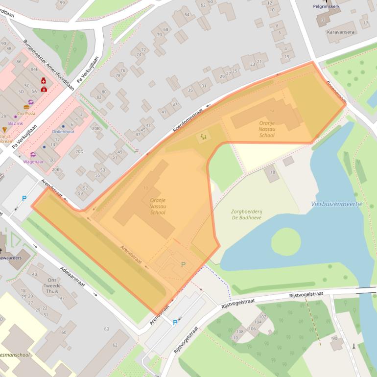 Kaart van postcodegebied 1171HC.