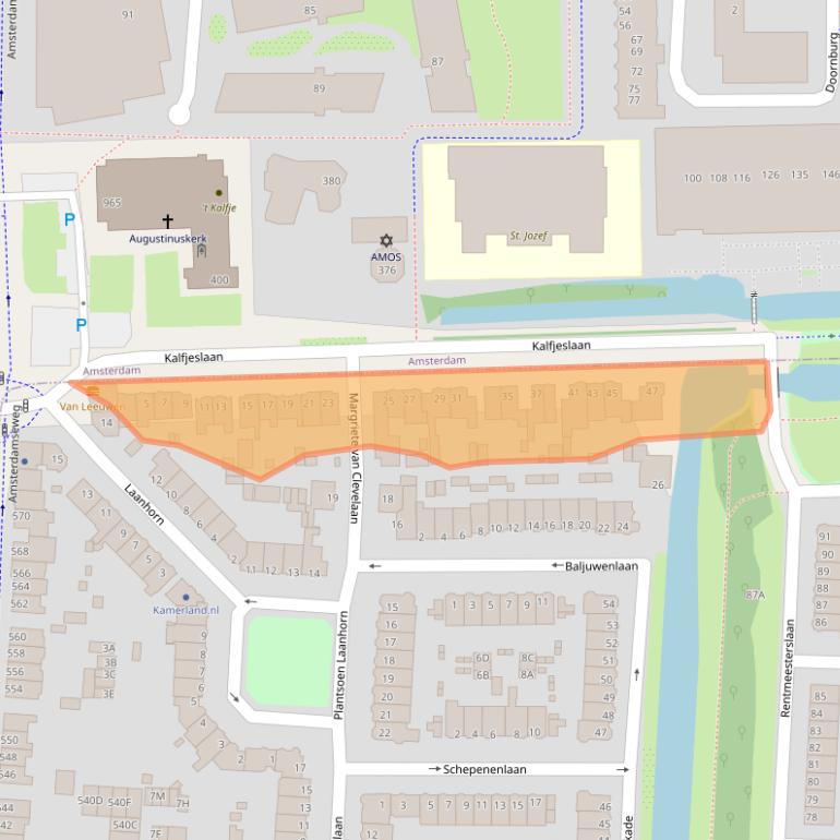 Kaart van postcodegebied 1181BN.