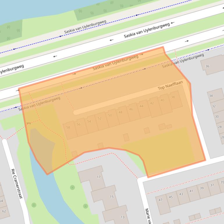Kaart van postcodegebied 1183BS.