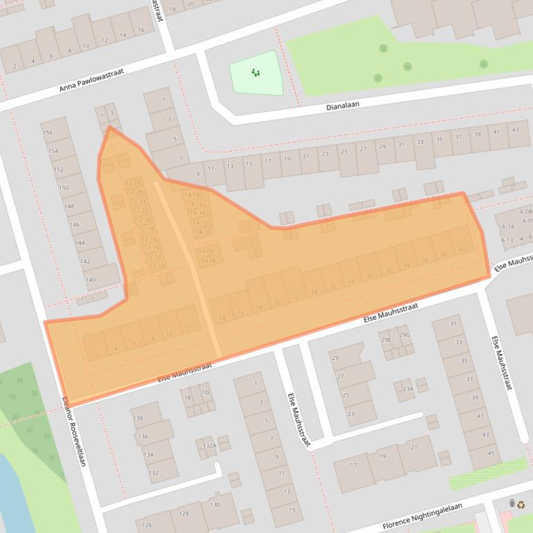 Kaart van postcodegebied 1183EC.