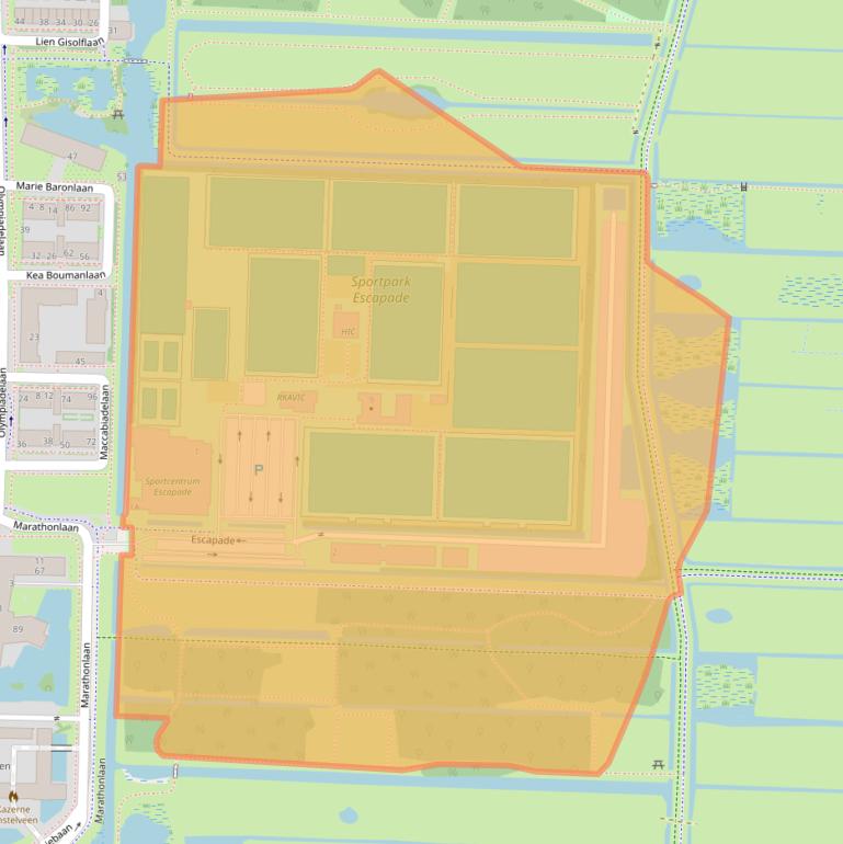 Kaart van postcodegebied 1183NM.