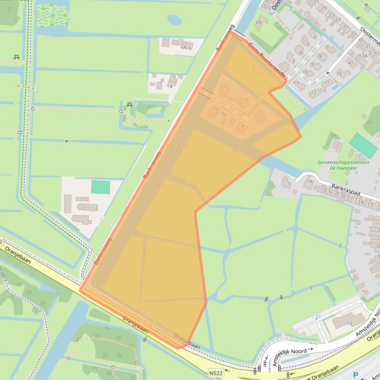 Kaart van postcodegebied 1184TG.