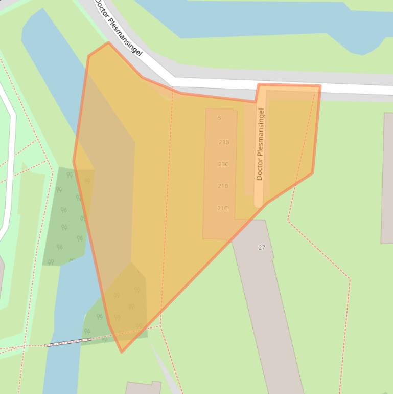 Kaart van postcodegebied 1185GL.