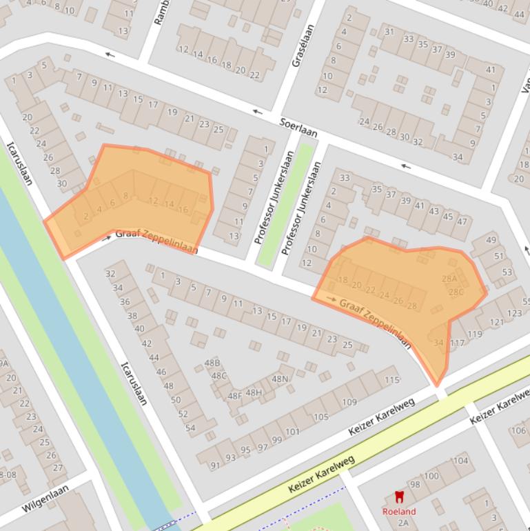 Kaart van postcodegebied 1185HD.