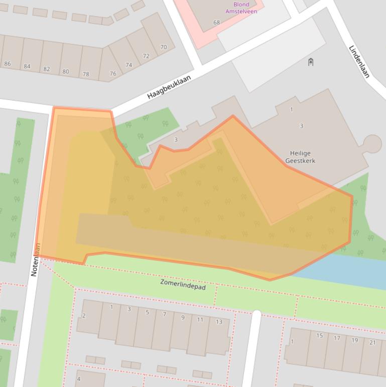 Kaart van postcodegebied 1185LE.