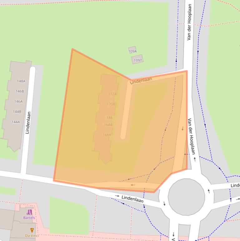 Kaart van postcodegebied 1185NE.