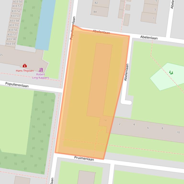 Kaart van postcodegebied 1185RX.