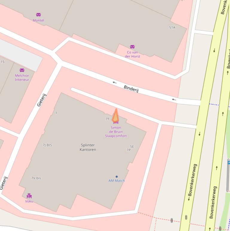 Kaart van postcodegebied 1185ZL.