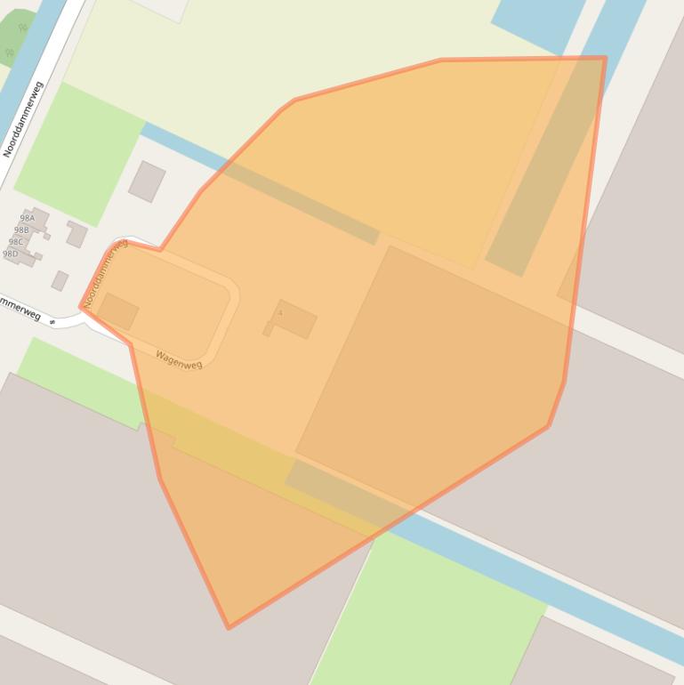 Kaart van postcodegebied 1187AX.