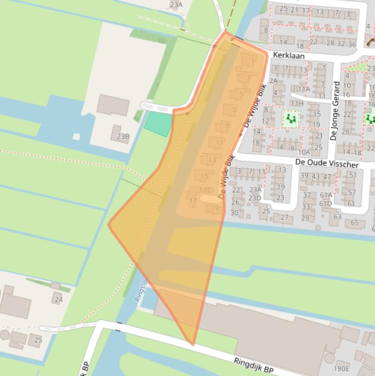 Kaart van postcodegebied 1189WJ.