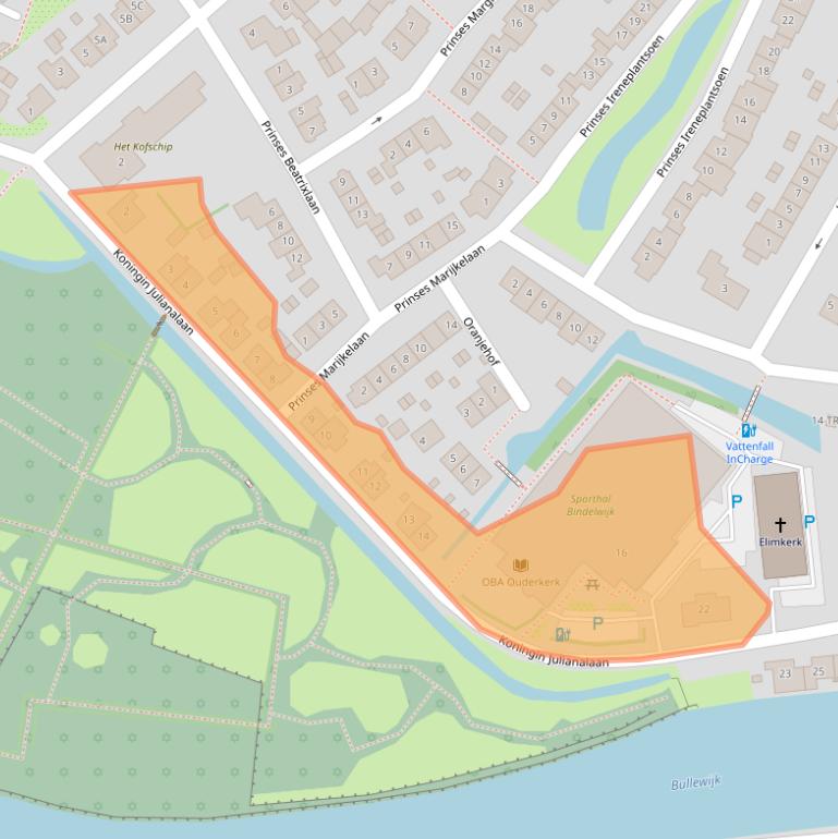 Kaart van postcodegebied 1191CD.