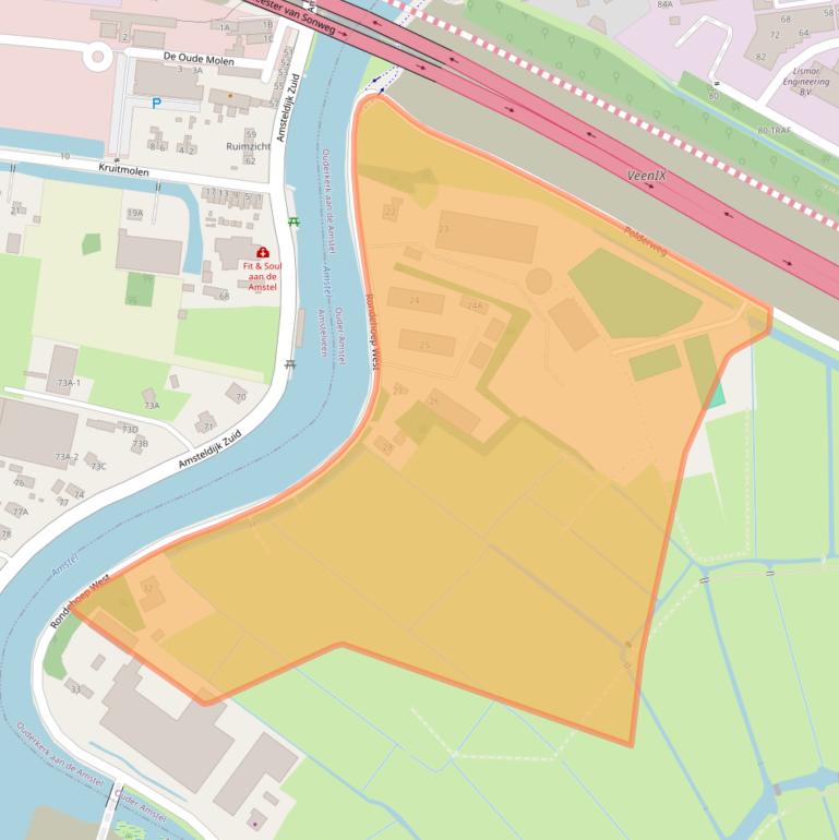 Kaart van postcodegebied 1191KK.