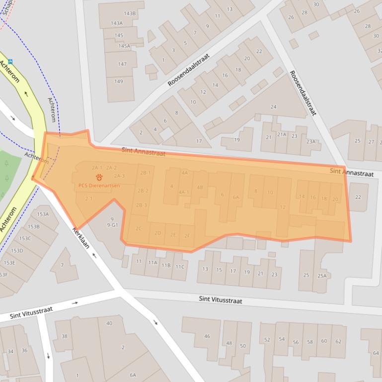 Kaart van postcodegebied 1211HP.