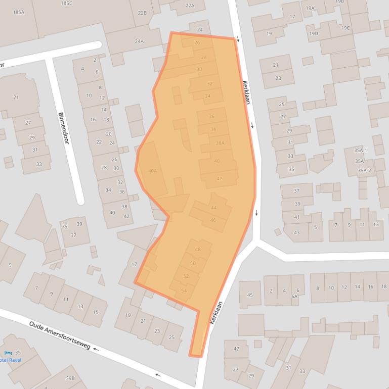 Kaart van postcodegebied 1211PR.