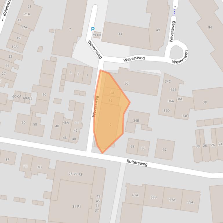 Kaart van postcodegebied 1211RT.