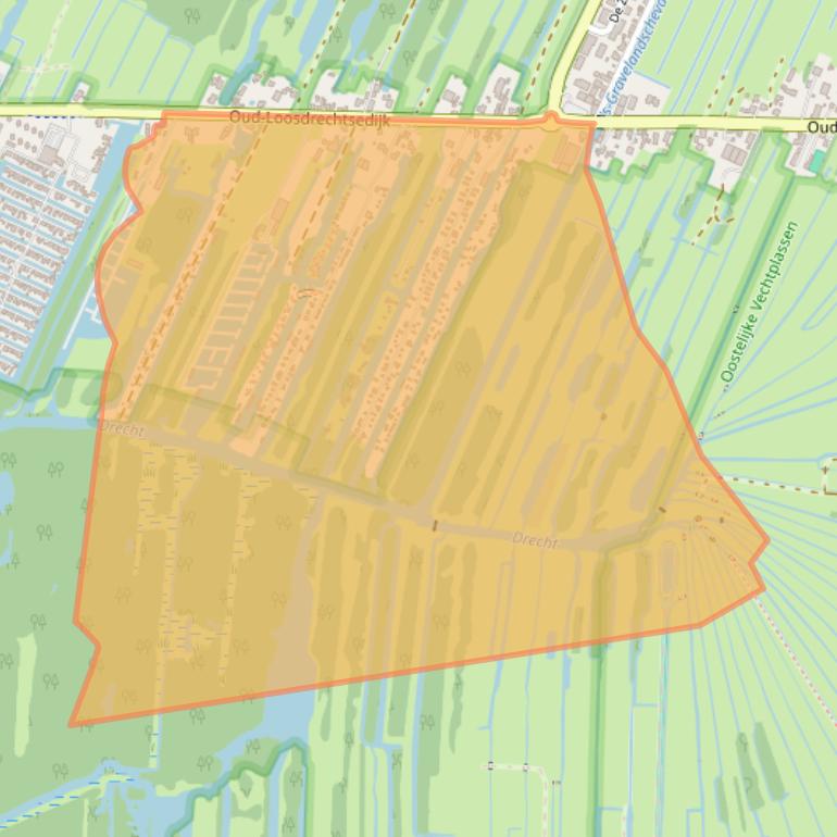Kaart van postcodegebied 1231LR.