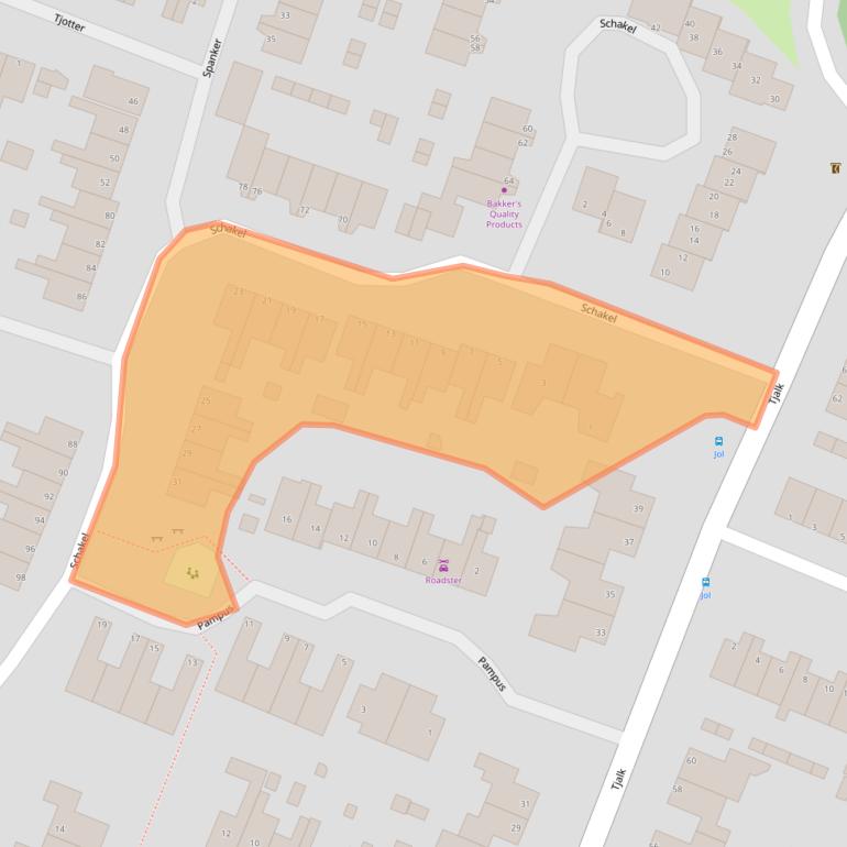 Kaart van postcodegebied 1231ST.