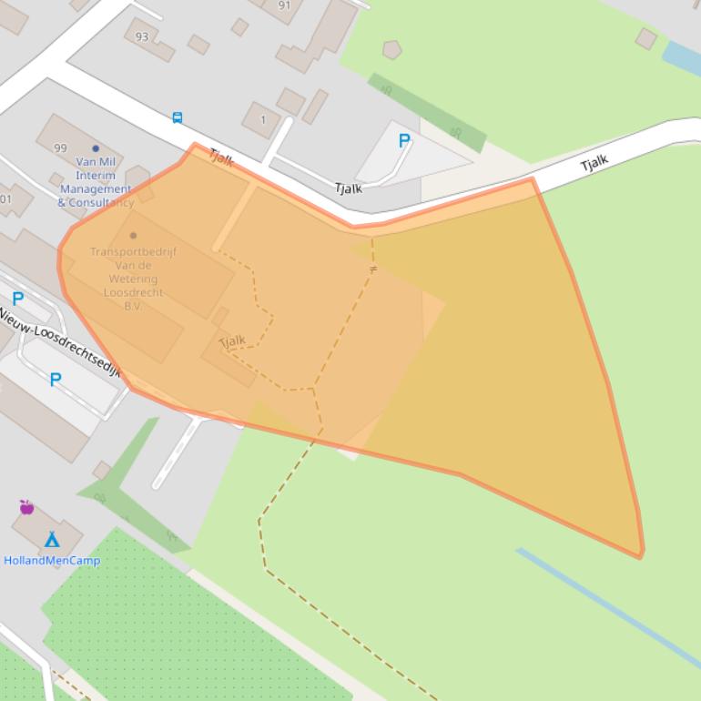 Kaart van postcodegebied 1231TW.