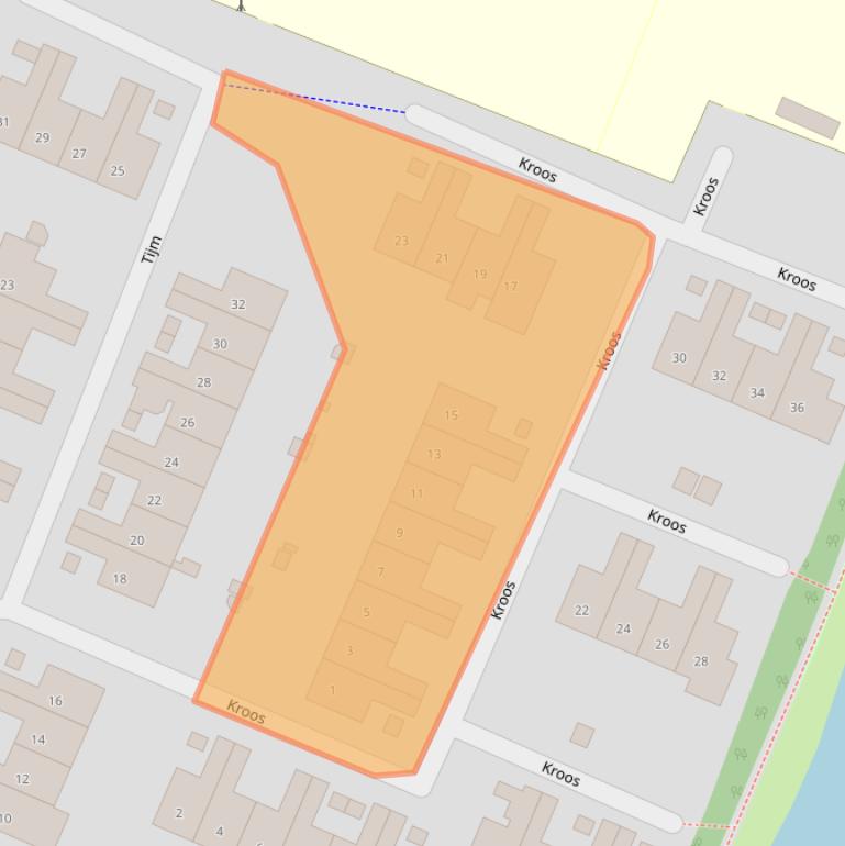 Kaart van postcodegebied 1273ED.