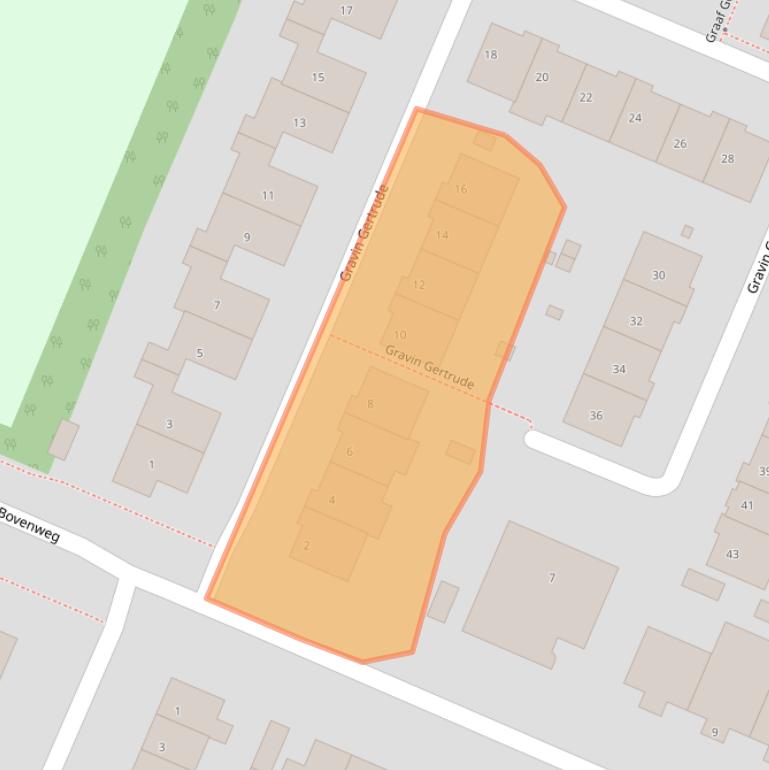 Kaart van postcodegebied 1276MR.