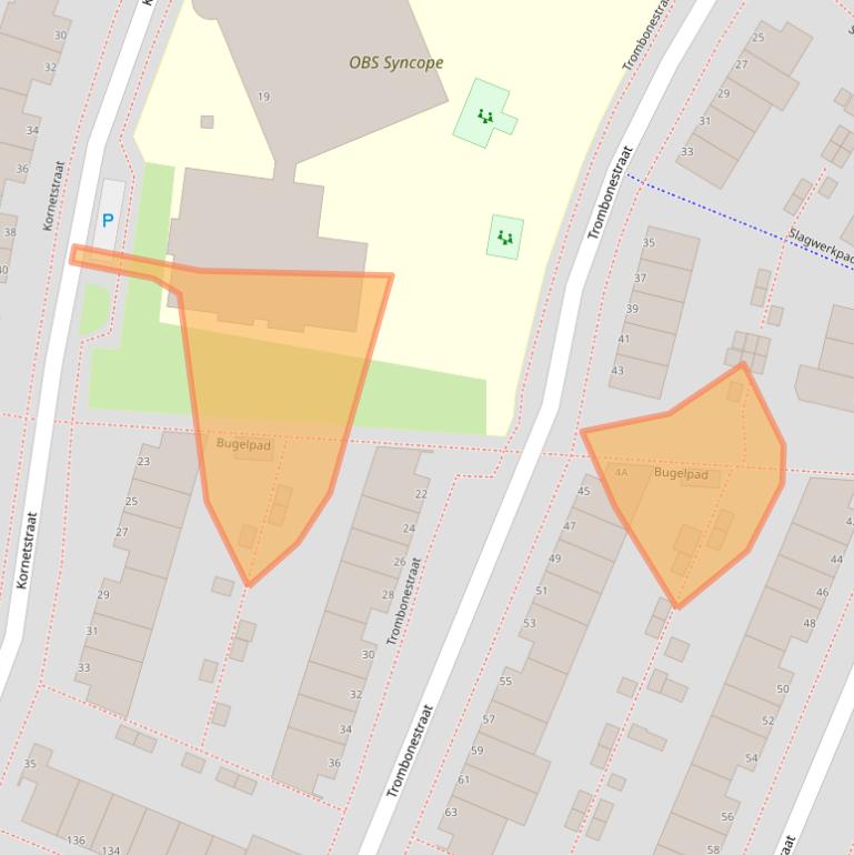 Kaart van postcodegebied 1312XH.