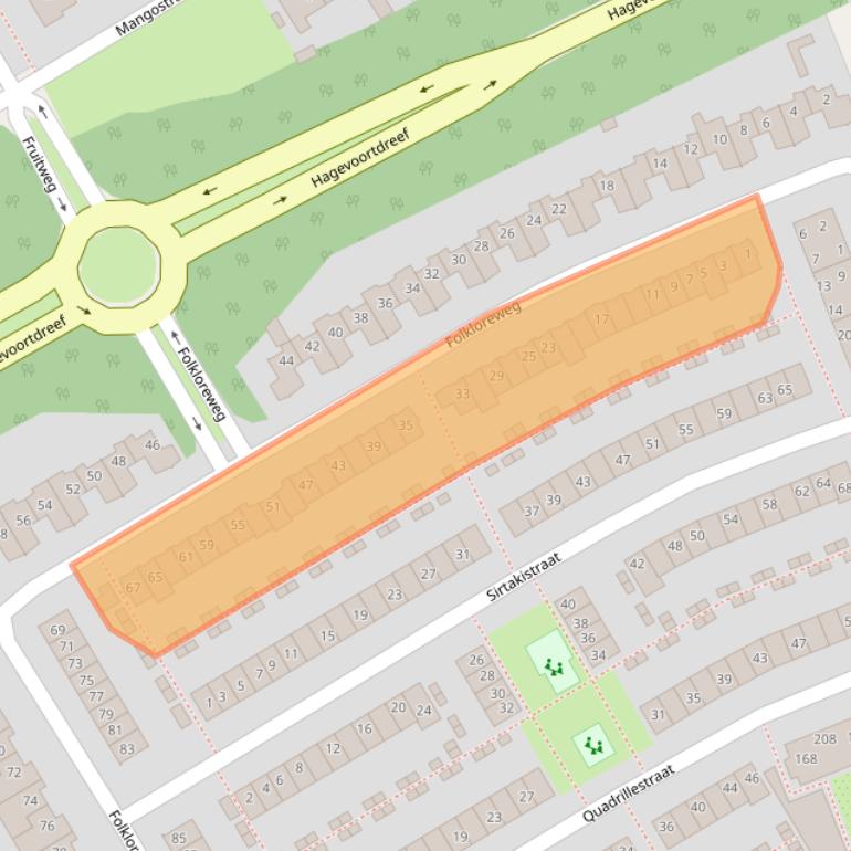 Kaart van postcodegebied 1326LB.