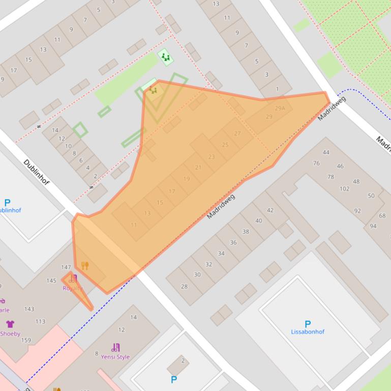 Kaart van postcodegebied 1334CN.