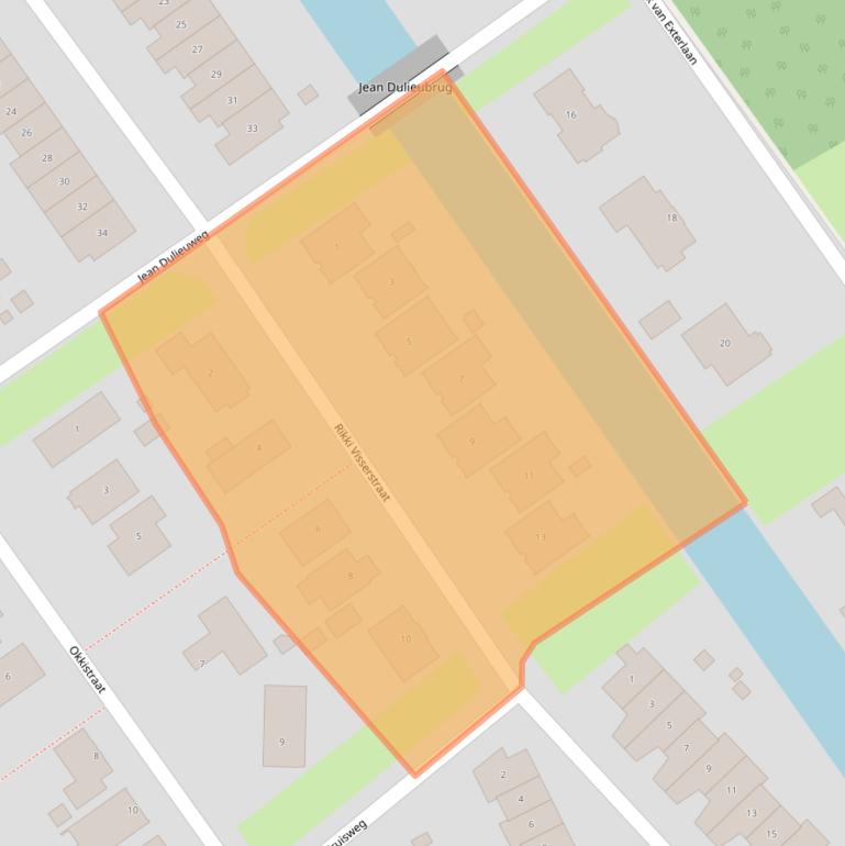 Kaart van postcodegebied 1336KV.