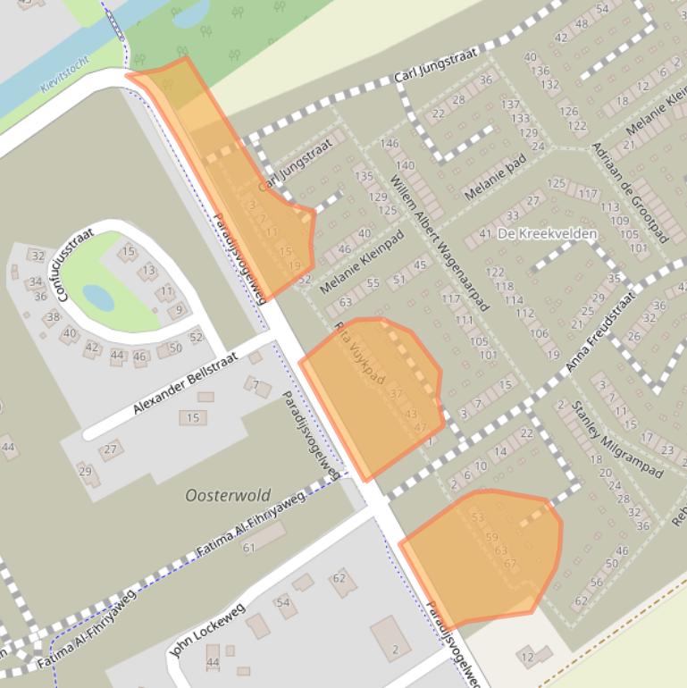 Kaart van postcodegebied 1349MC.