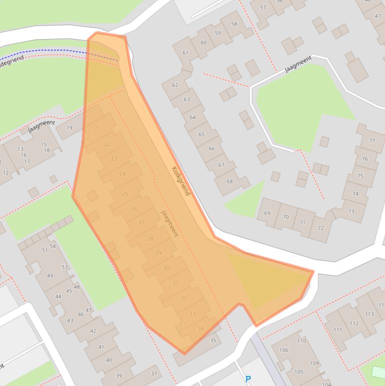 Kaart van postcodegebied 1356AC.