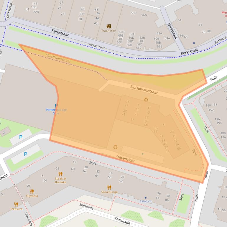 Kaart van postcodegebied 1357PH.