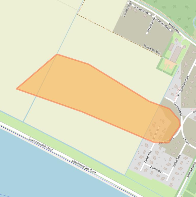 Kaart van postcodegebied 1358BG.