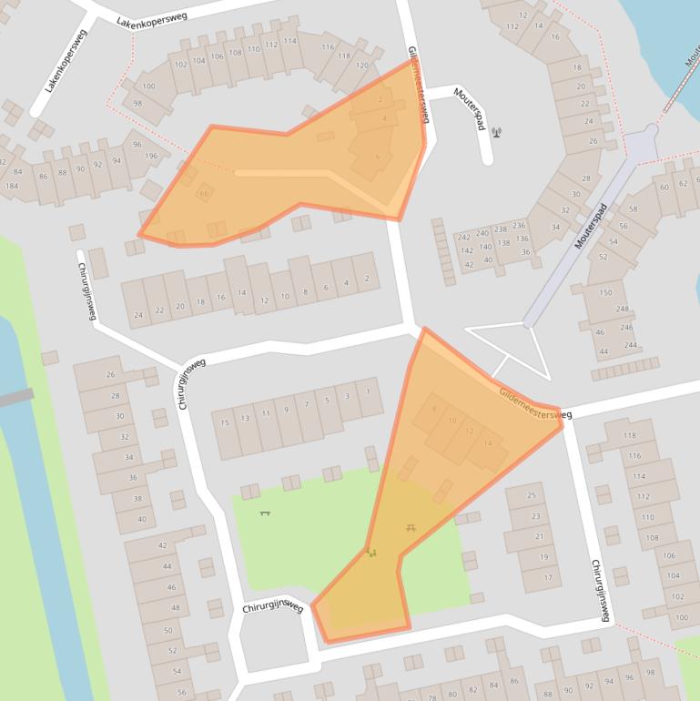 Kaart van postcodegebied 1383DB.