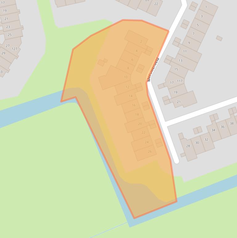 Kaart van postcodegebied 1383GL.