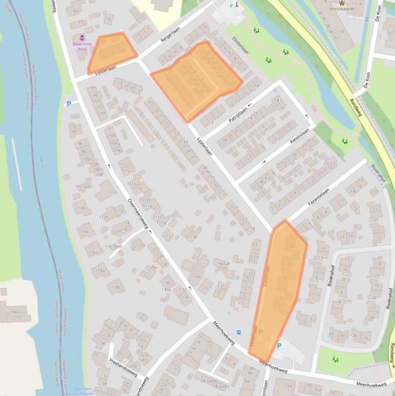 Kaart van postcodegebied 1394CG.