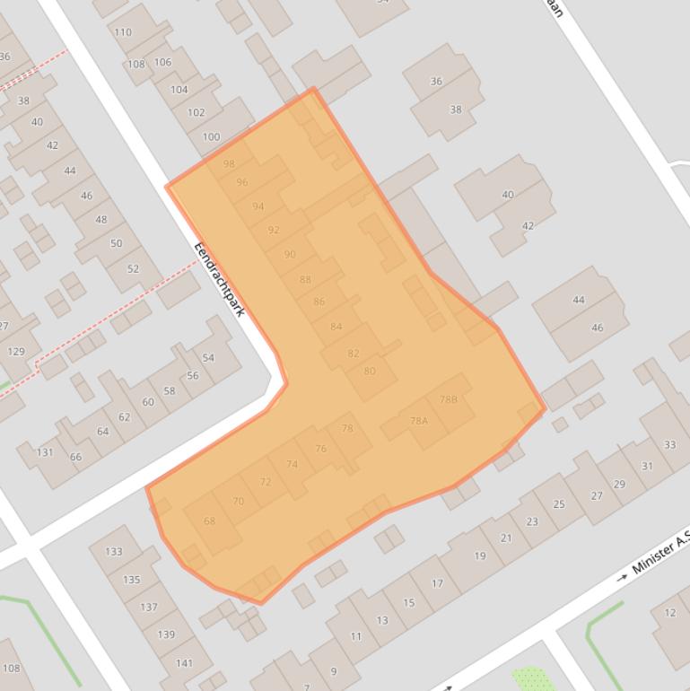 Kaart van postcodegebied 1402RP.