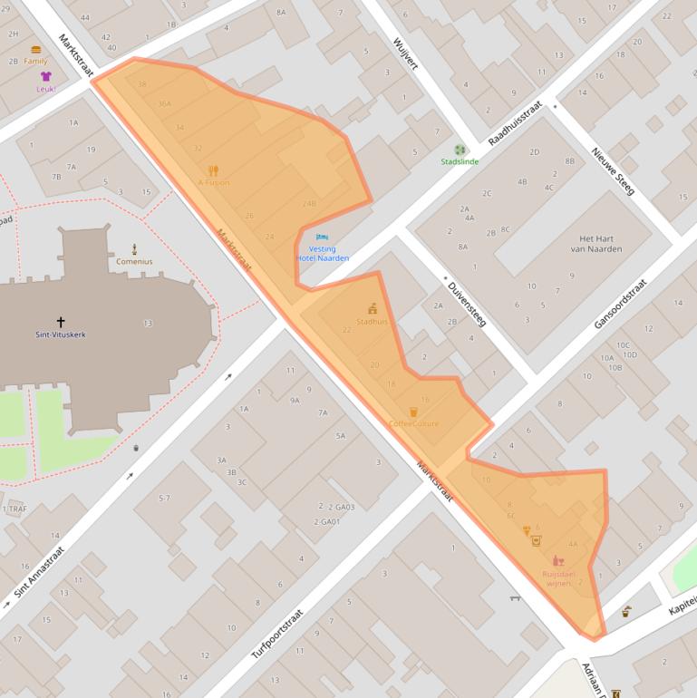 Kaart van postcodegebied 1411EA.