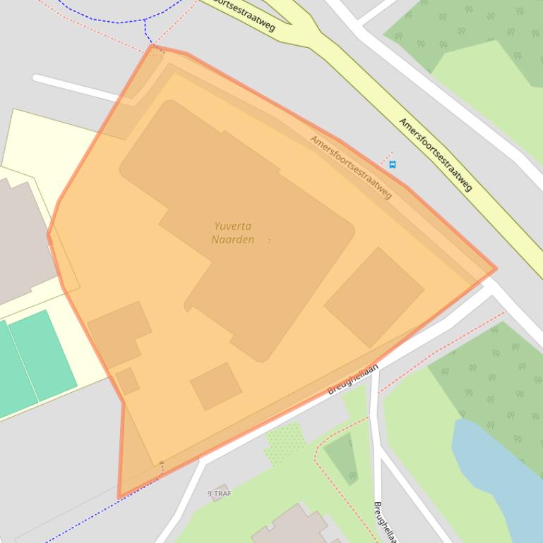 Kaart van postcodegebied 1412KA.