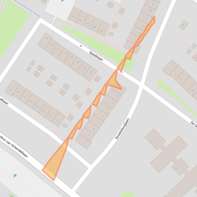 Kaart van postcodegebied 1422VZ.